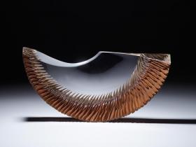 Clear Steel Half Moon - SOLD