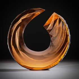 Layered Amber Opening - SOLD