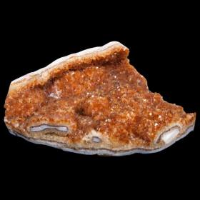 Citrine with Agate