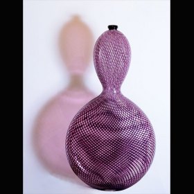 Ruby Reticello Gourd