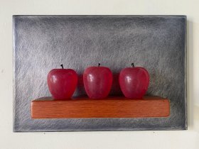 Three Small Red Apples - SOLD