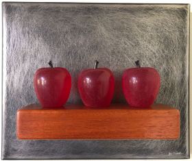 Three Small Red Apples