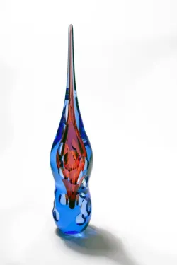 Lt Blue/Lt Ruby Sundrop - SOLD