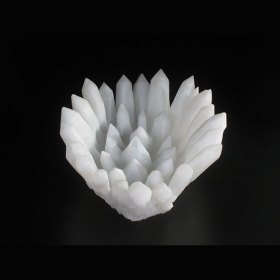 White Oval Crystal Bowl