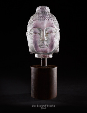 Bookshelf Buddha Lilac - SOLD