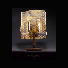 Metallic Temple Buddha - SOLD