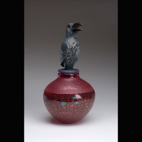 Standing Raven Jar - SOLD