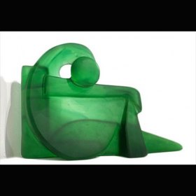 Green Reclining Figure - SOLD