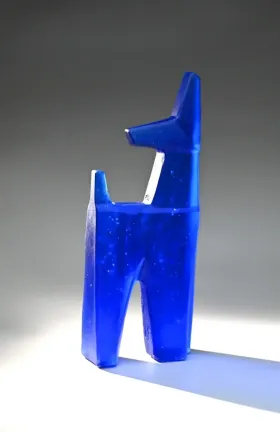 Tall Blue Dog