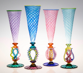 Tutti Frutti Champagne Glasses