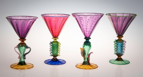 Tutti Frutti Martini Glasses