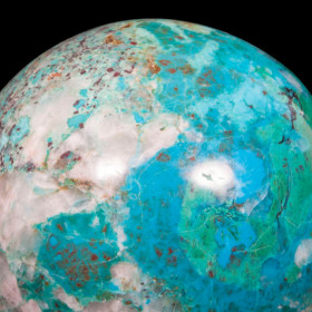Chrysocolla Sphere (detail)